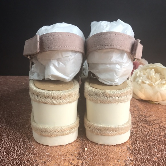 Marc Fisher Pink Platform Sandals 8.5M - Picture 5 of 8